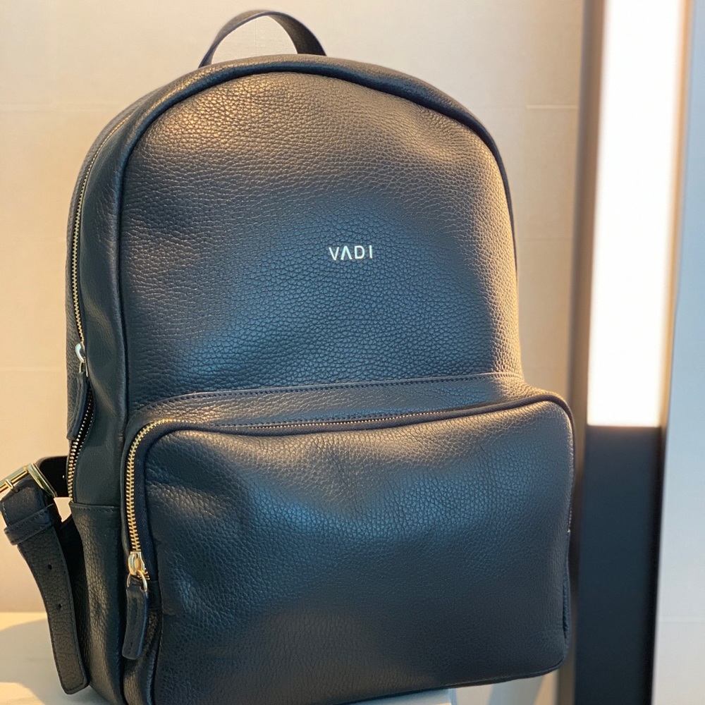 Brand new black handcrafted backpack